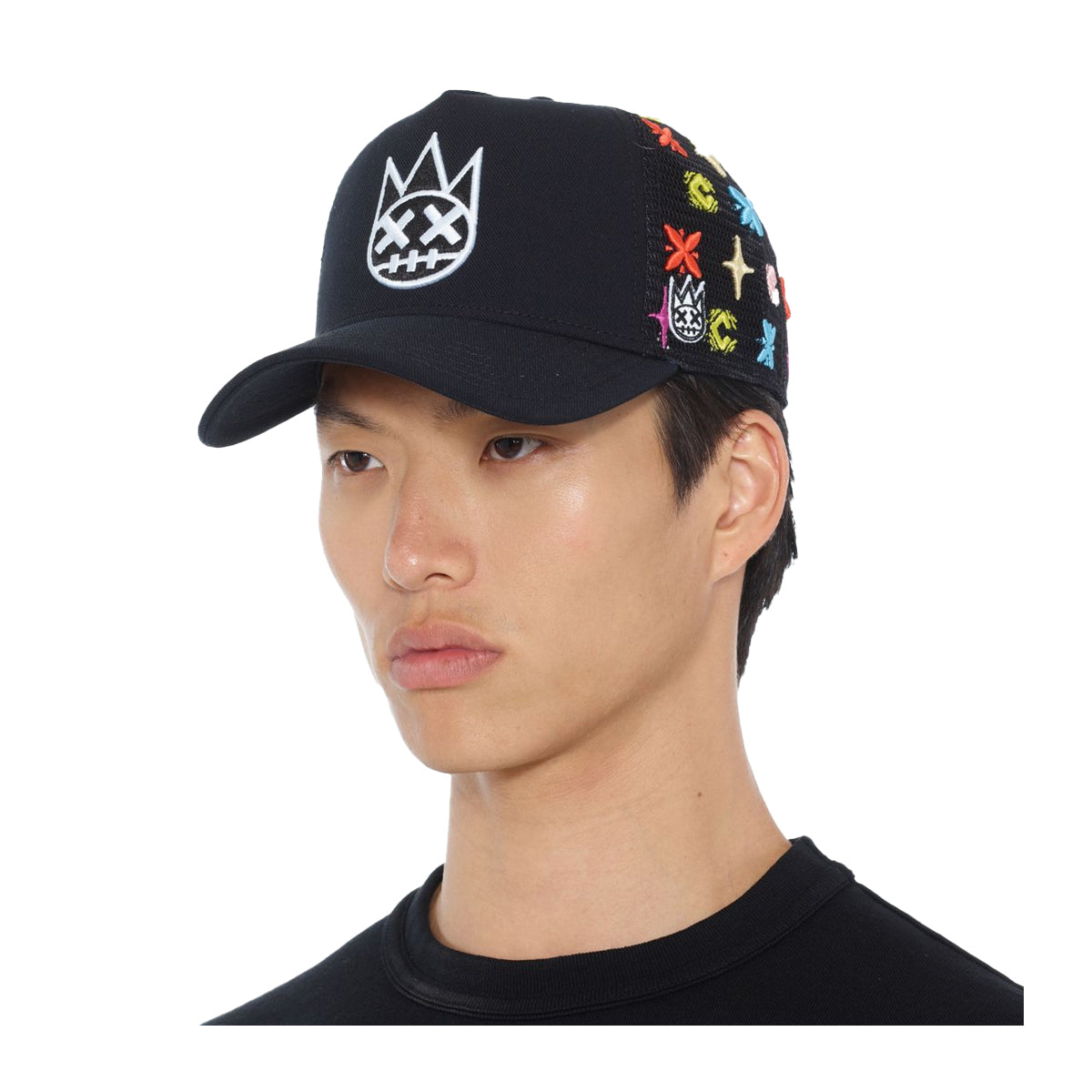 Cult Of Individuality Logo Pattern Hat-Black