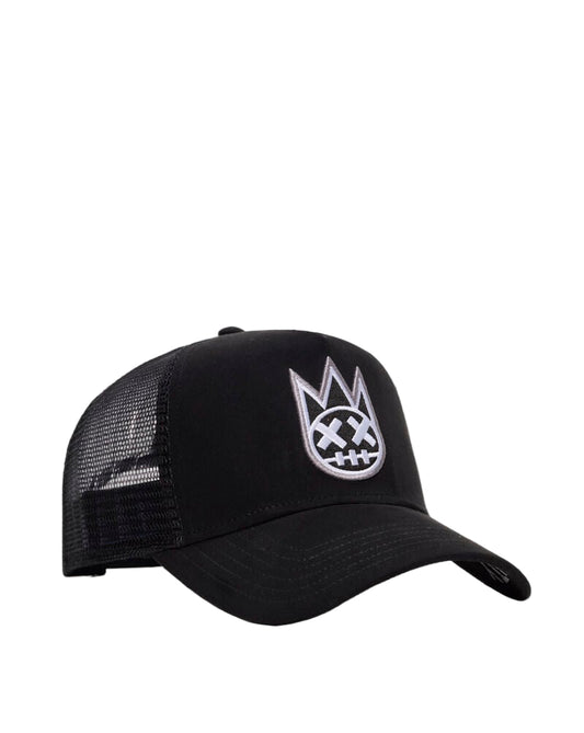 Cult Of Individuality Clean Logo Mesh Back Trucker Hat-Black