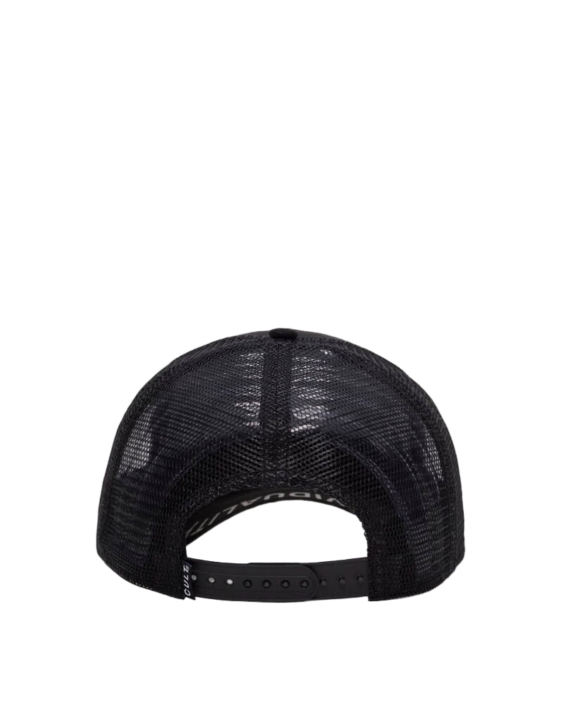 Cult Of Individuality Clean Logo Mesh Back Trucker Hat-Black