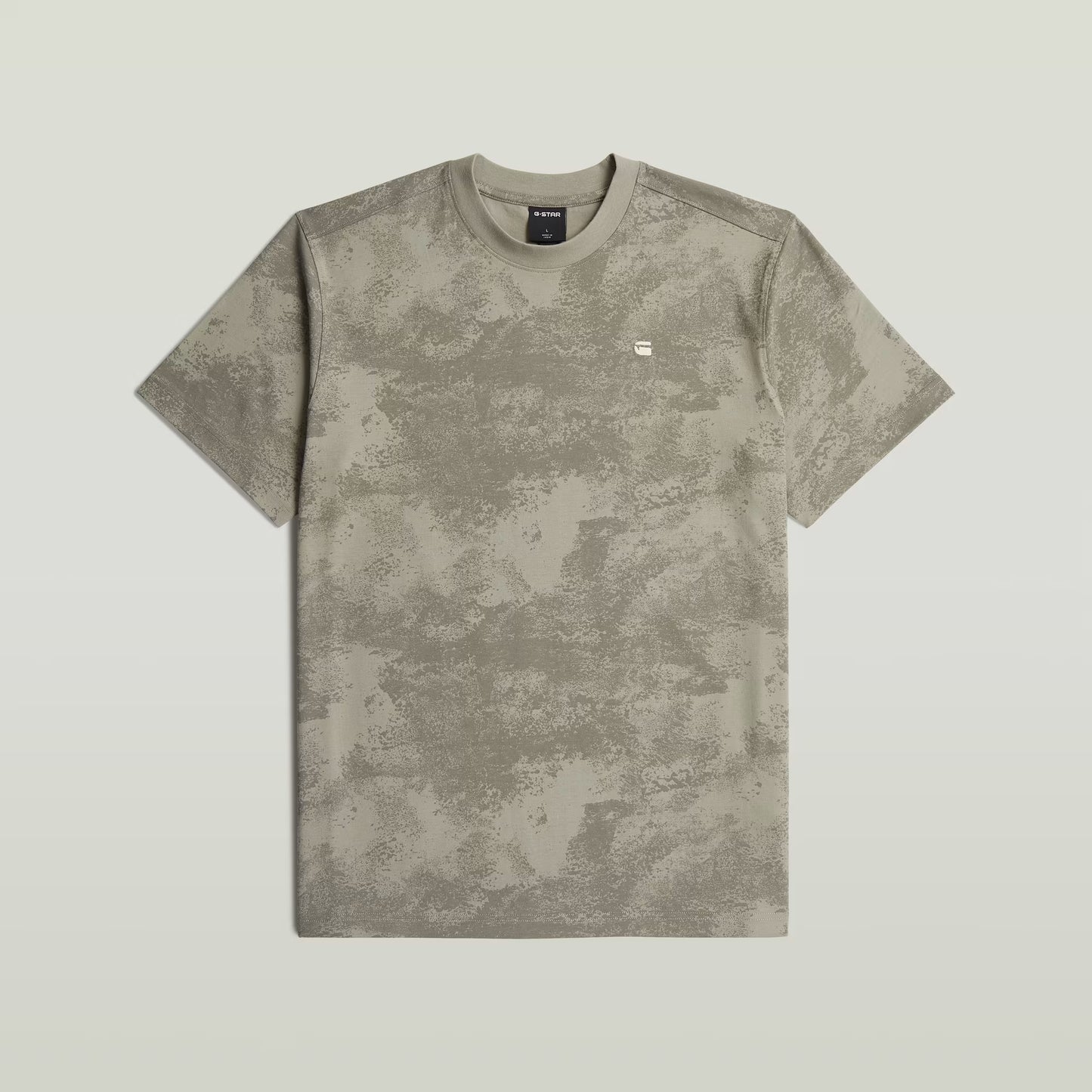 G-Star Raw Allover Print T-Shirt-Elephant Skin