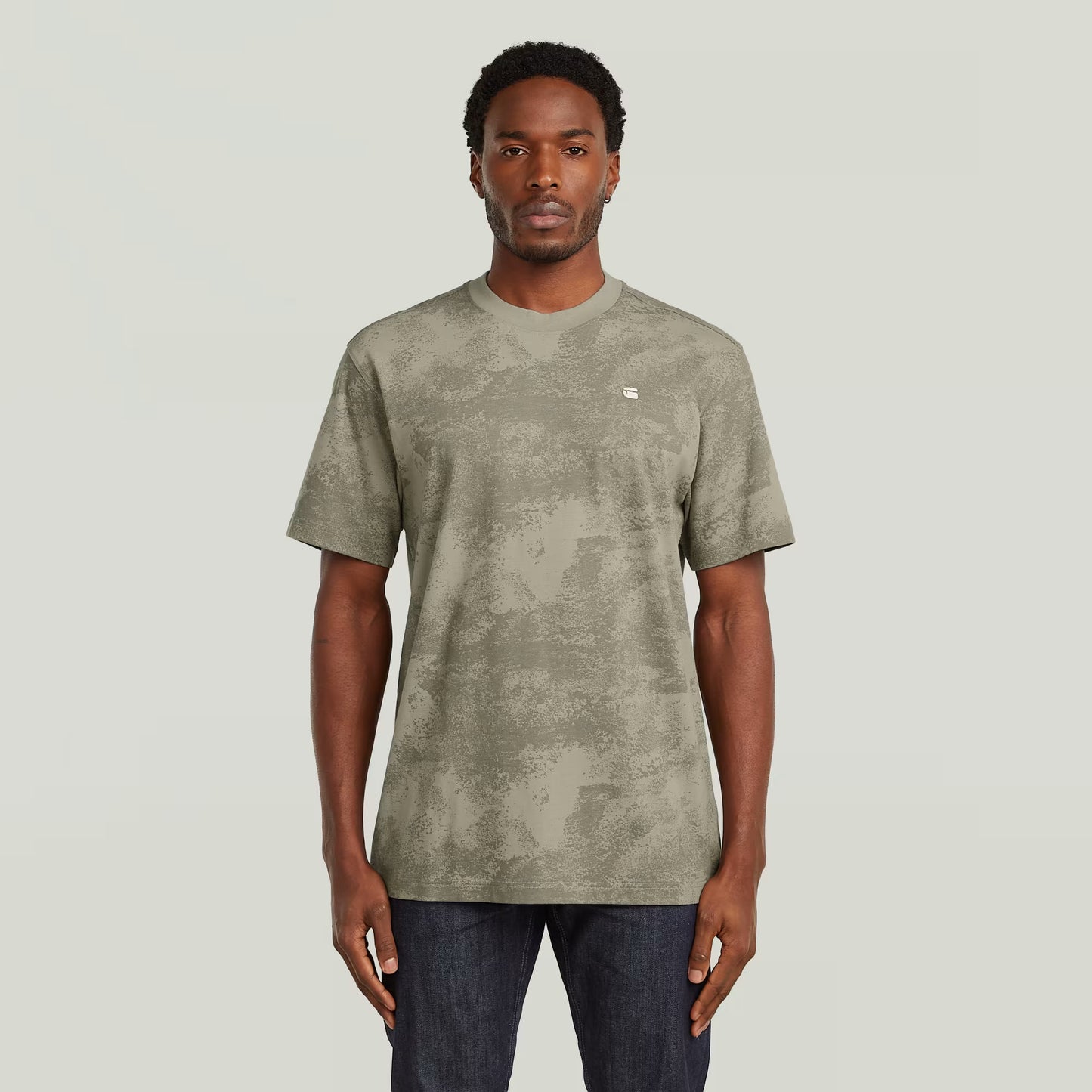 G-Star Raw Allover Print T-Shirt-Elephant Skin