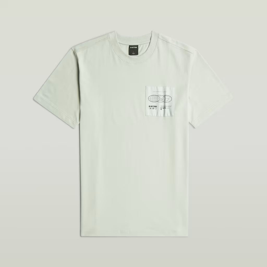 G-Star Raw Applique Graphic T-Shirt-Pale Green