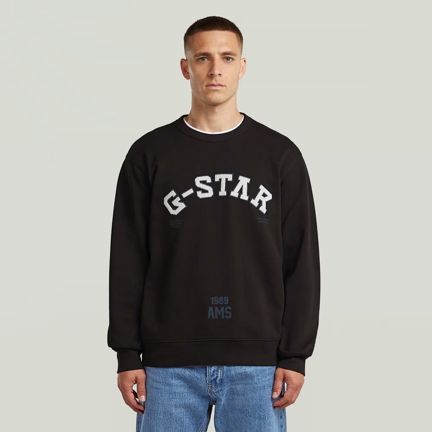 G-Star Raw Applique Sweater - Black