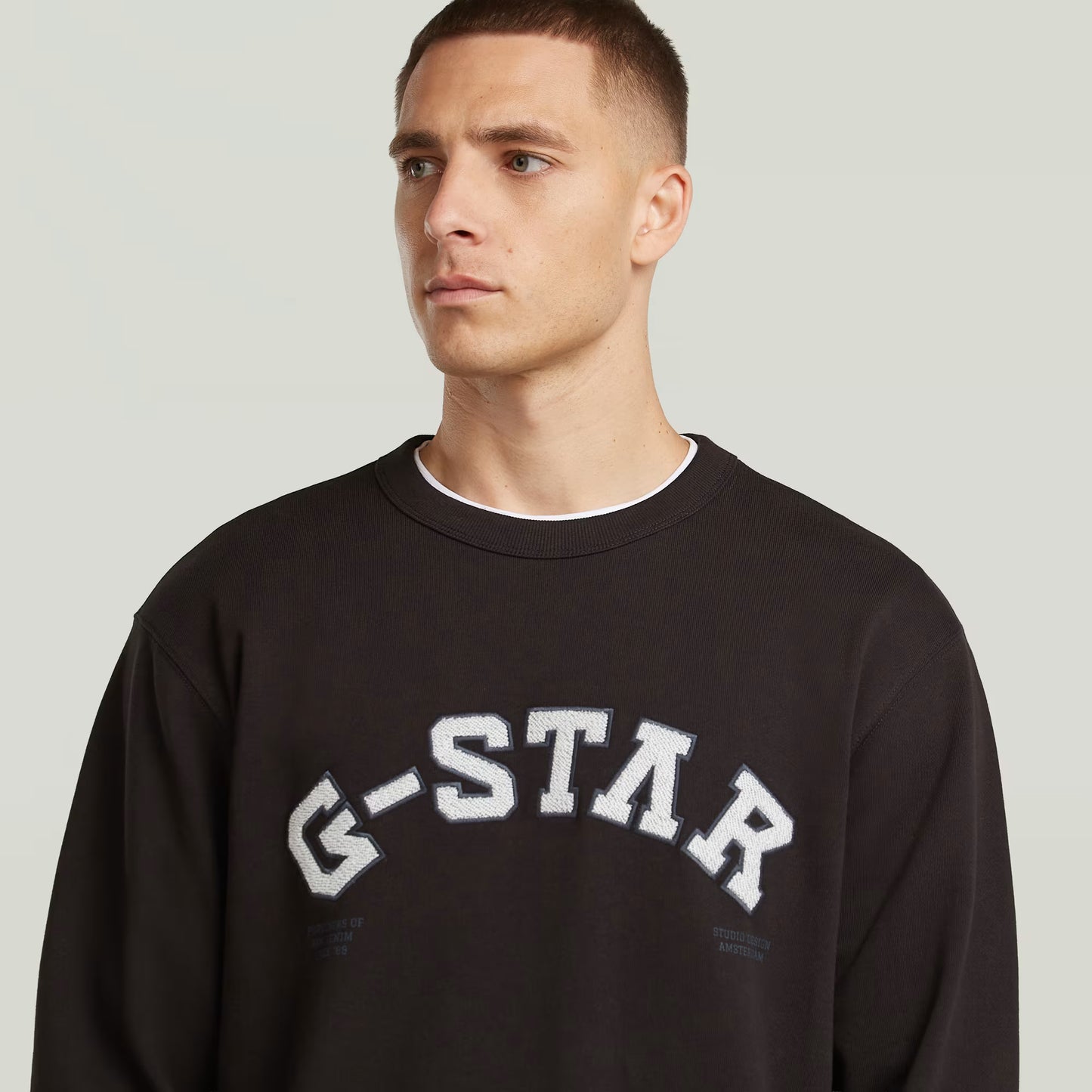 G-Star Raw Applique Sweater - Black
