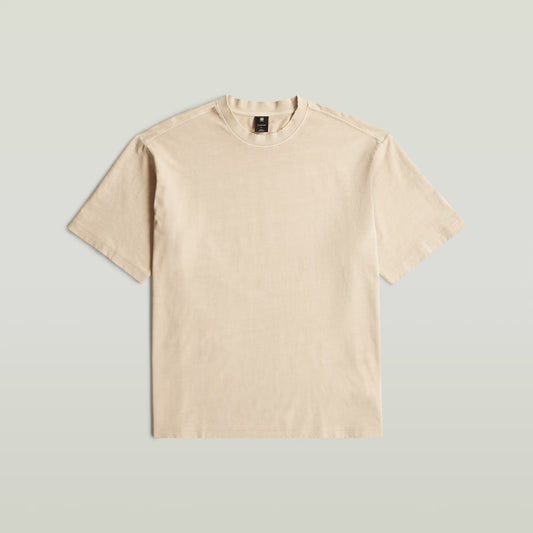 G-Star Raw Back Graphic Loose T-Shirt-Cream Gd