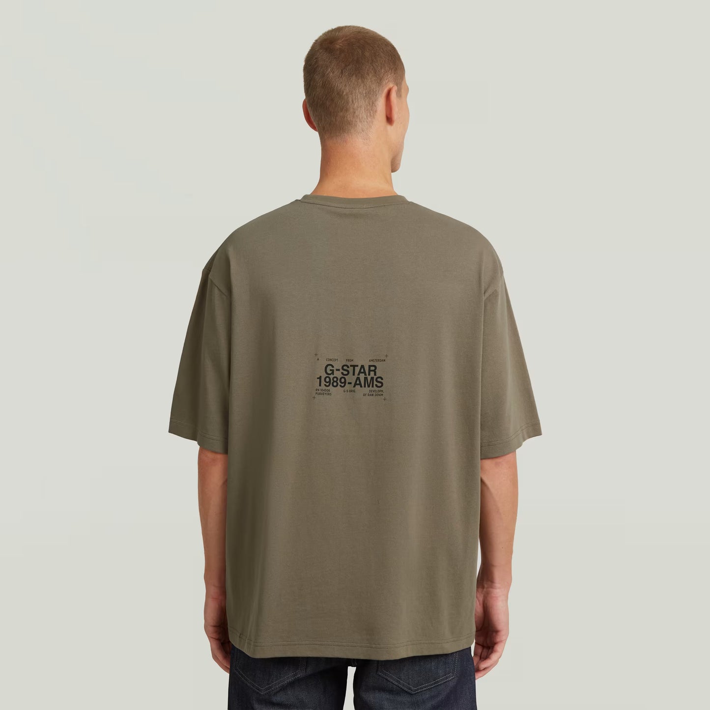 G-Star Raw Badge Boxy T-Shirt - Brown