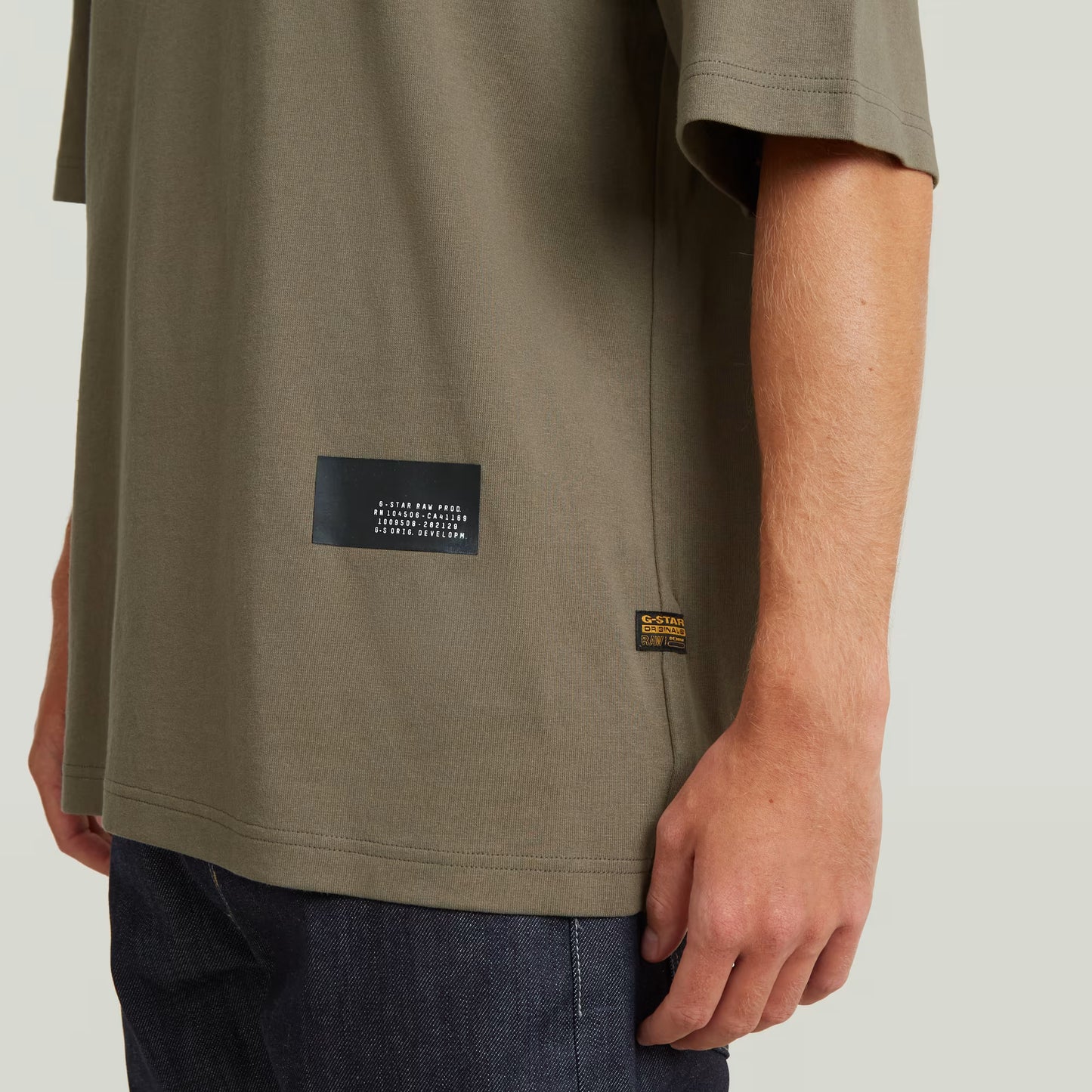 G-Star Raw Badge Boxy T-Shirt - Brown