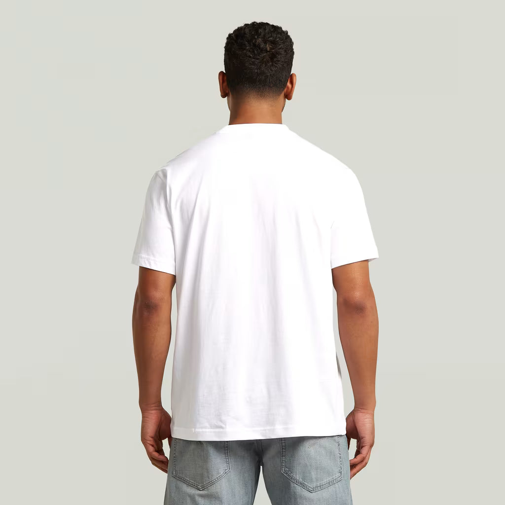 G-Star Raw Box Globe Graphic T-Shirt-White