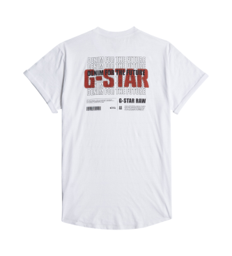 G-Star Raw Lash Back Graphic T-shirt-White