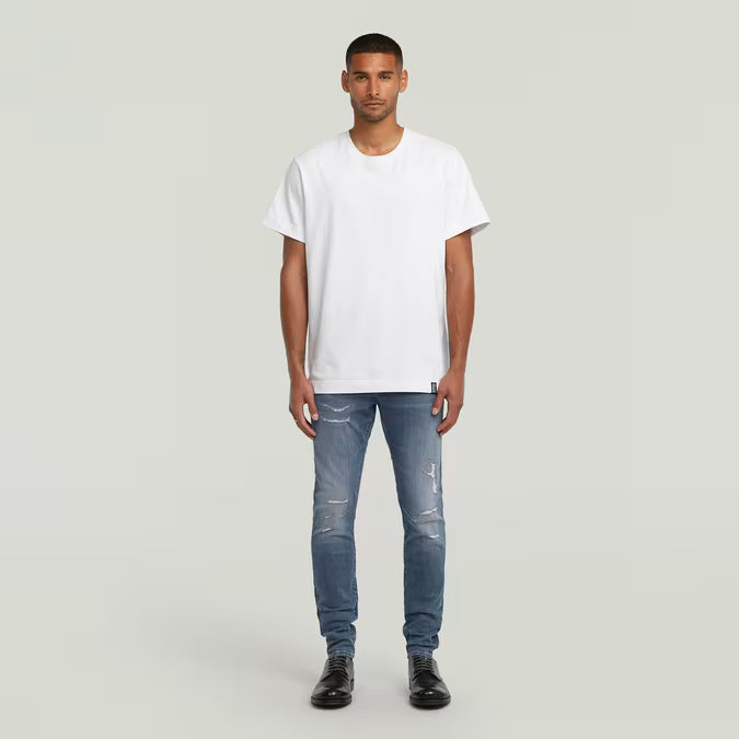 G-Star Raw D-Staq 3D Slim Jeans-Faded Blue Pebble Restored