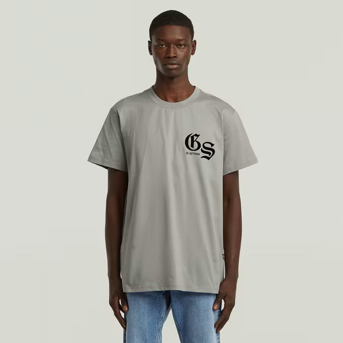 G-Star Raw Flock Back Loose T-Shirt - Wild Dove