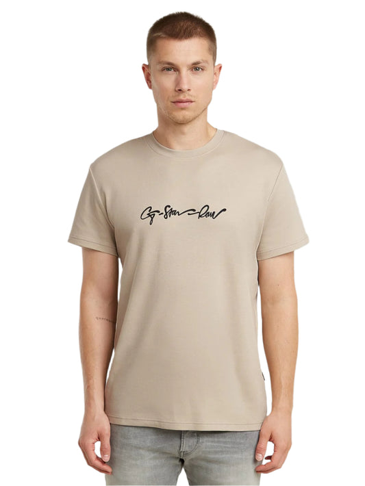 G-Star Raw G-script T-shirt-Dk Brick