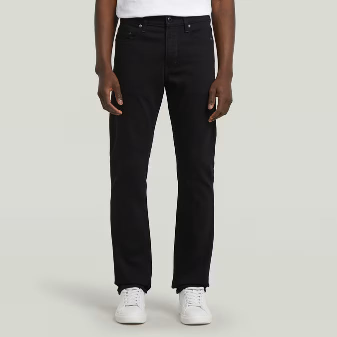 G-Star Raw Mosa Straight Jeans-Pitch Black