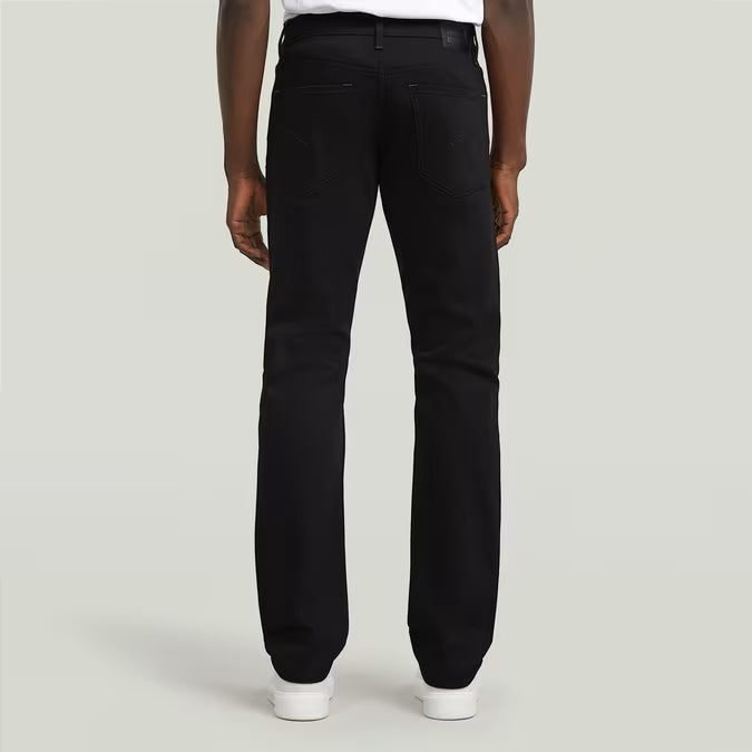 G-Star Raw Mosa Straight Jeans-Pitch Black