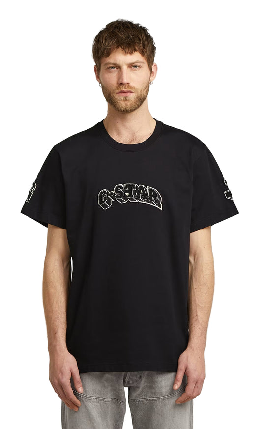 G-Star Raw Patches Loose T-Shirt-Black