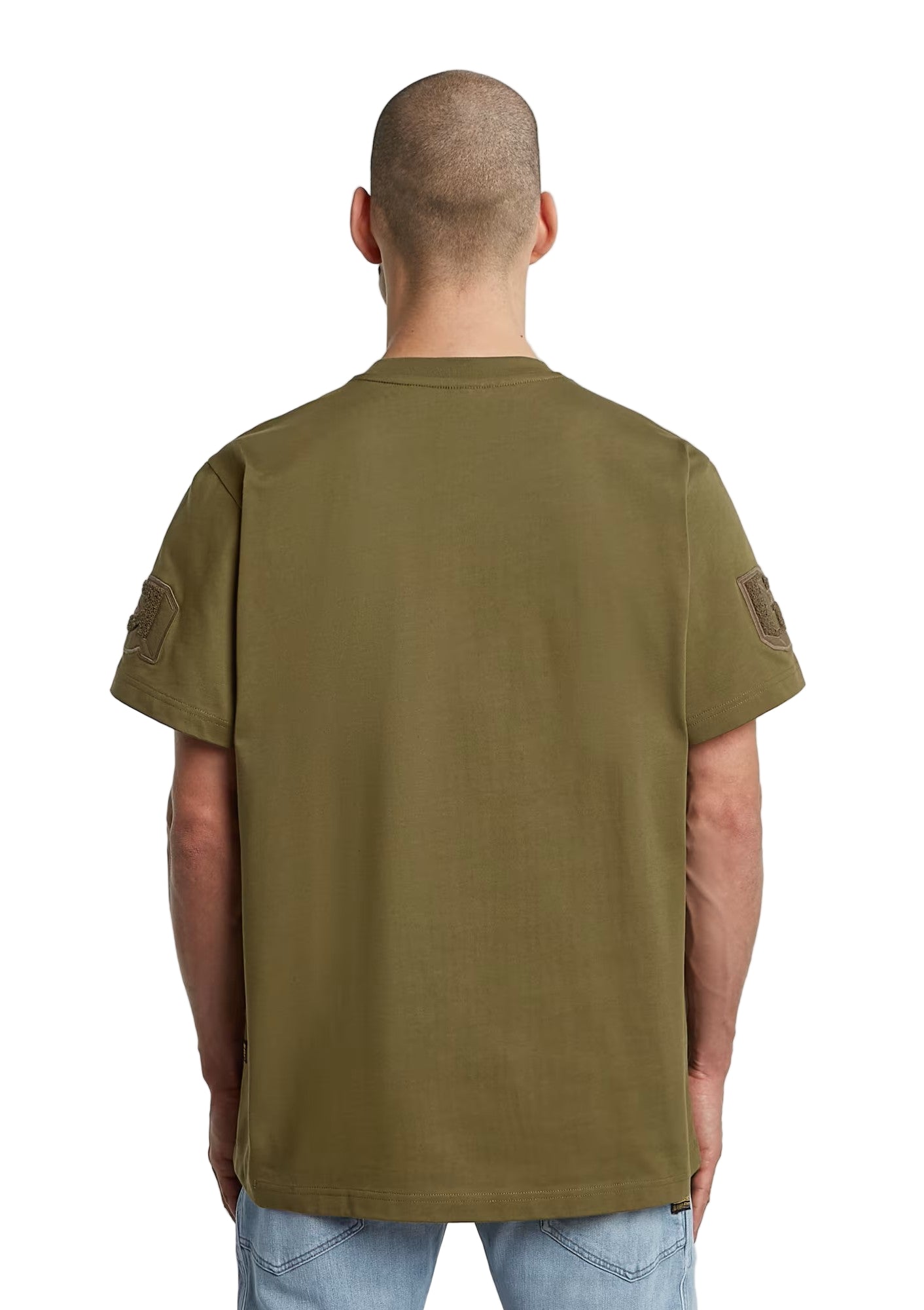 G-Star Raw Patches Loose T-Shirt-Shadow Olive