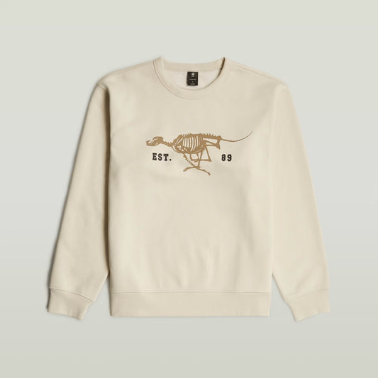 G-Star Running Dog Sweater-Whitebait