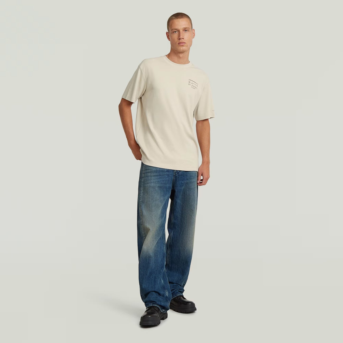 G-Star Raw Script T-Shirt-Whitebait