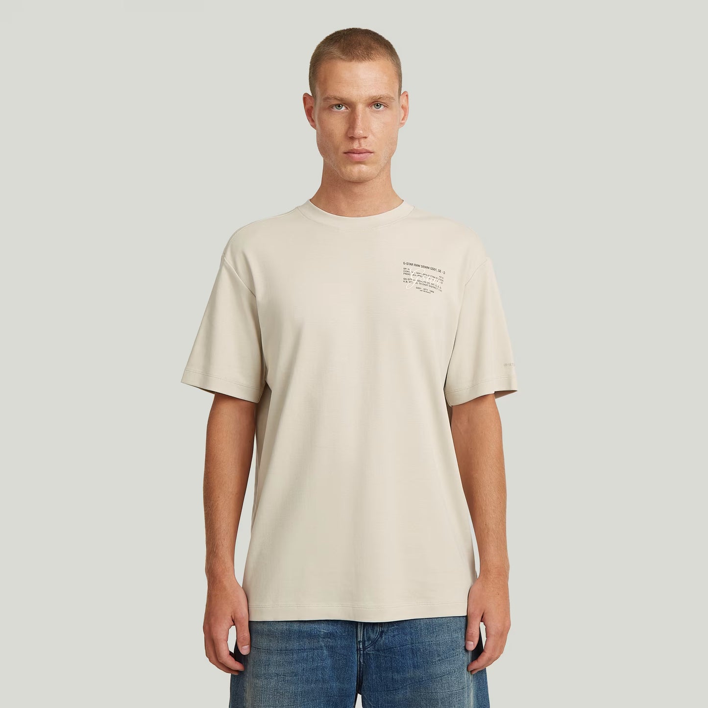 G-Star Raw Script T-Shirt-Whitebait