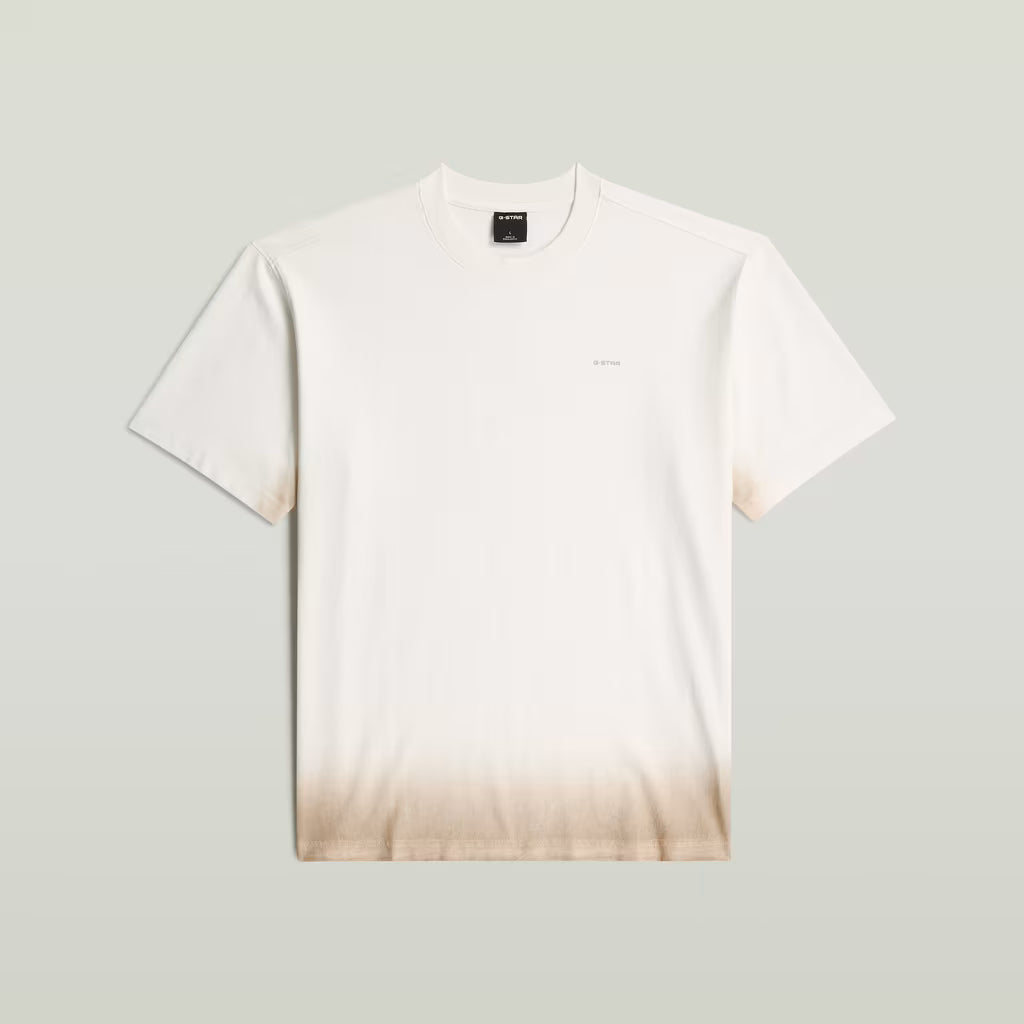 G-Star Raw Sprayed Relaxed T-Shirt-Milk/DK Brick Spray