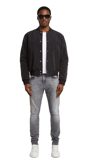 G-Star Raw Varsity Leather Jacket-Black