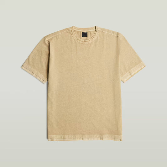 G-Star Raw Washed Distressed Relaxed T-Shirt-Cream GD