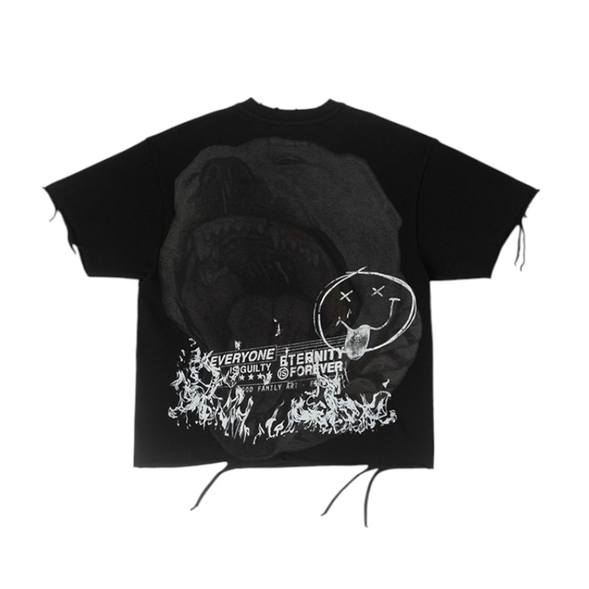 GFA Manasseh Kiss Dice Knit Crew Neck T-Shirt-Black