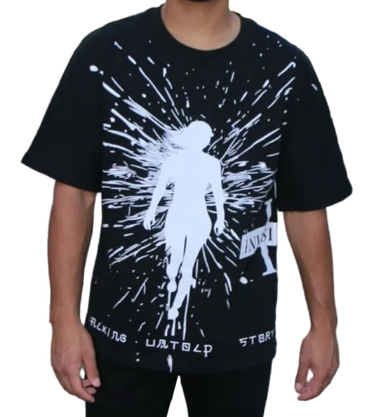 Invisible Scars Men's The Untold Box Tee-Black