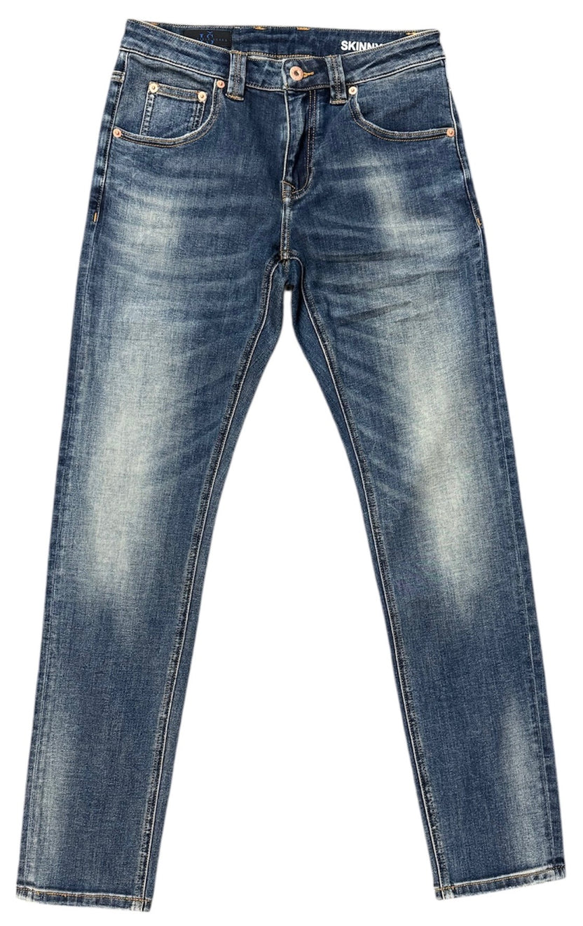 Invisible Scars Men's Apex Slim Skinny Jean Blue
