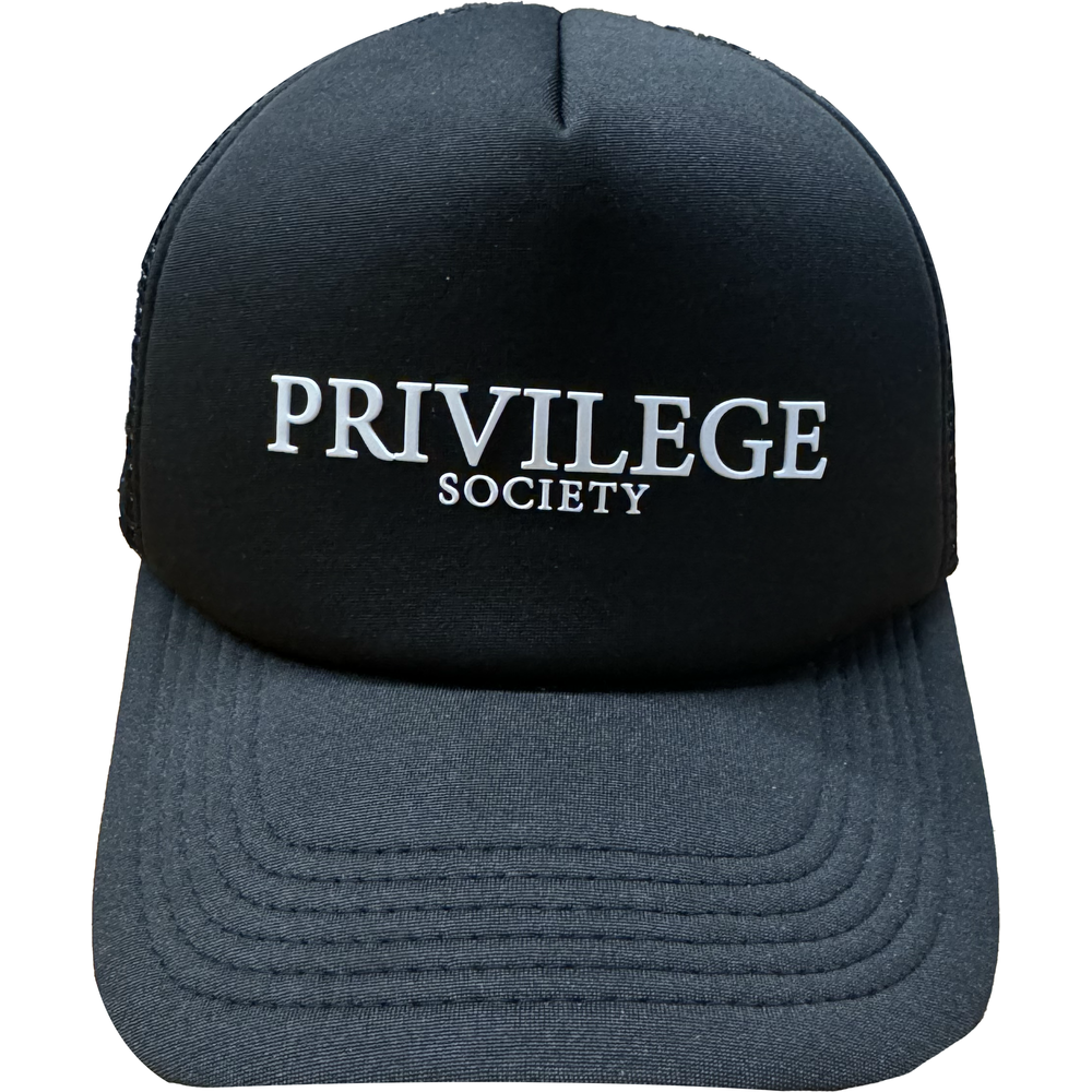 Privilege Society Nior Trucker Hat-Black
