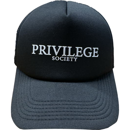 Privilege Society Nior Trucker Hat-Black