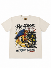 Privilege Society Men's Manifesto Box Tee-Cream