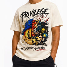 Privilege Society Men's Manifesto Box Tee-Cream